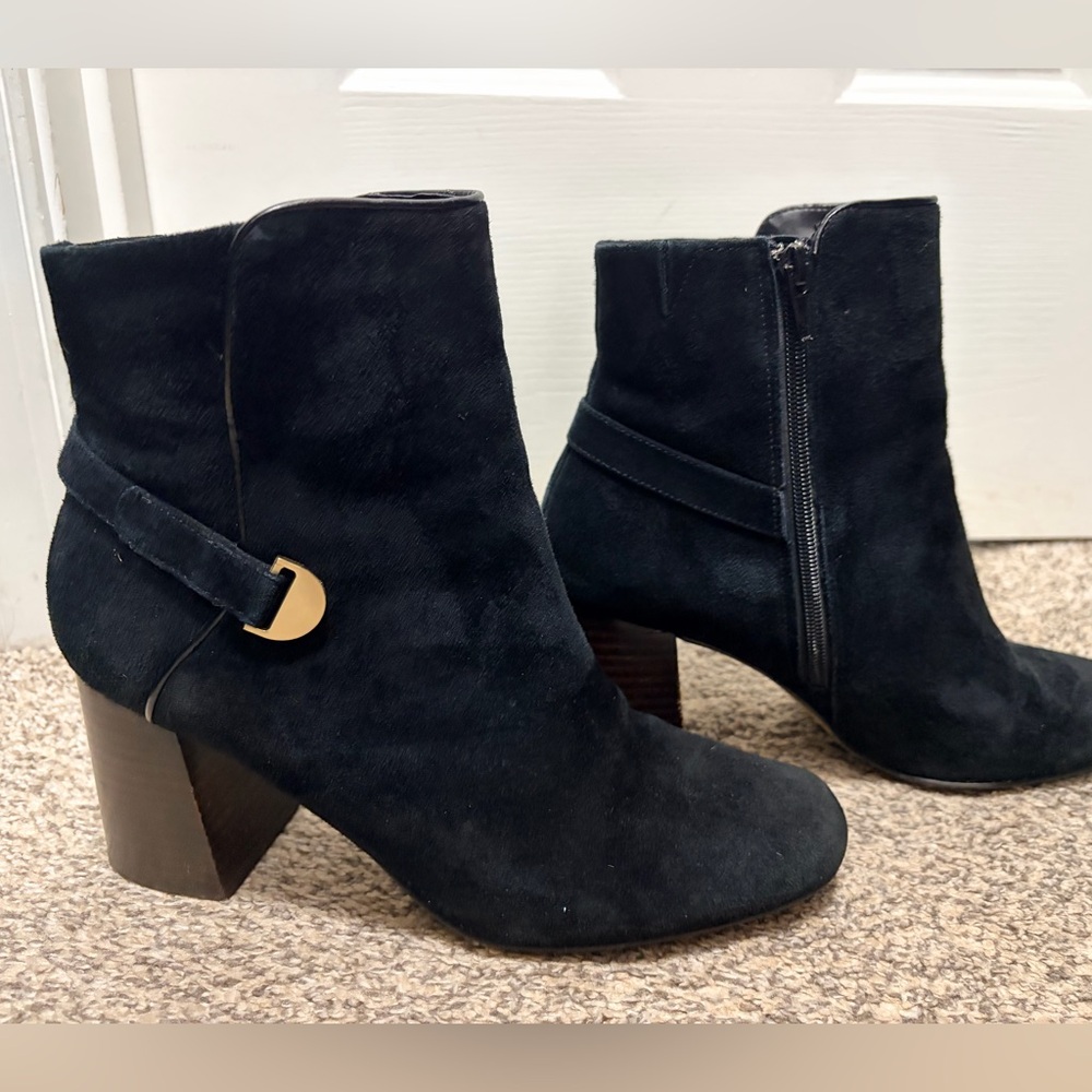 Black Suede Ankle Boots